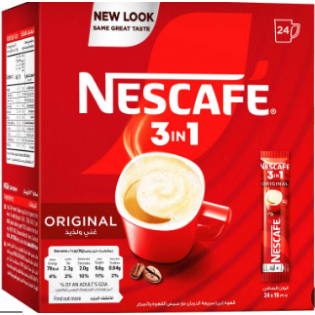 علبة نسكافيه 3 في 1